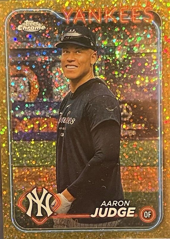 Aaron Judge 2024 Topps Chrome #50 Image Variation - Gold Speckle